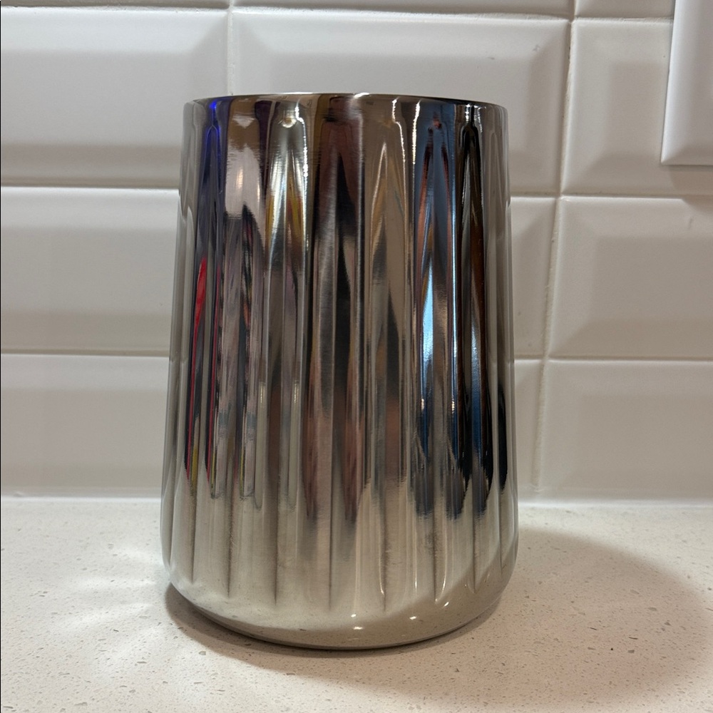 Silver Fluted wine chiller Threshold